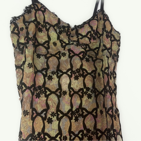 Free People Lace and Bows Mini Slip size Medium NWT - Picture 8 of 16